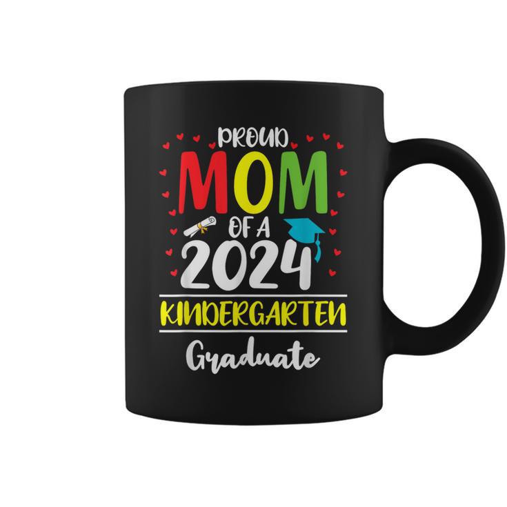 Proud Mom Of A Class Of 2024 Kindergarten Graduate Coffee Mug