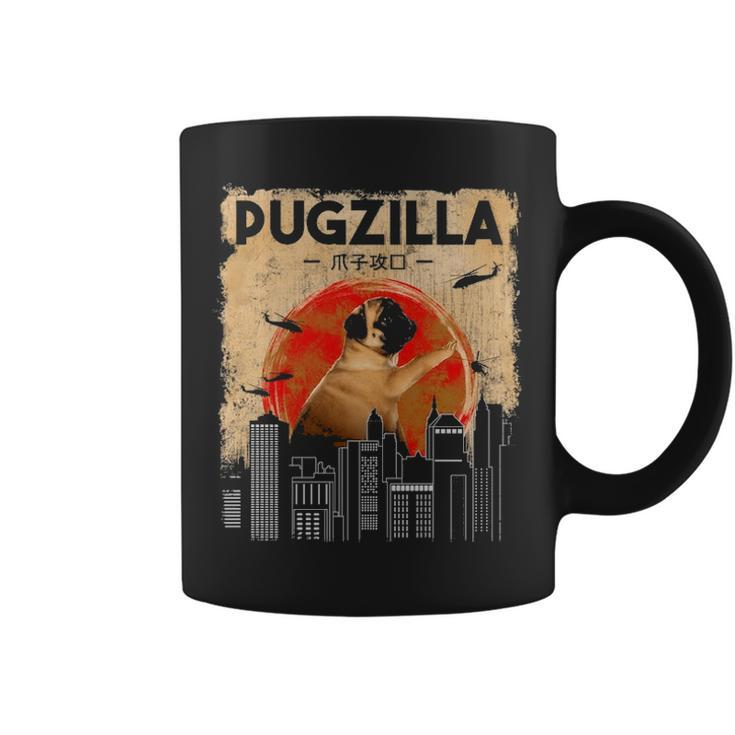 Pug T Pugzilla T Dog Pug T Coffee Mug