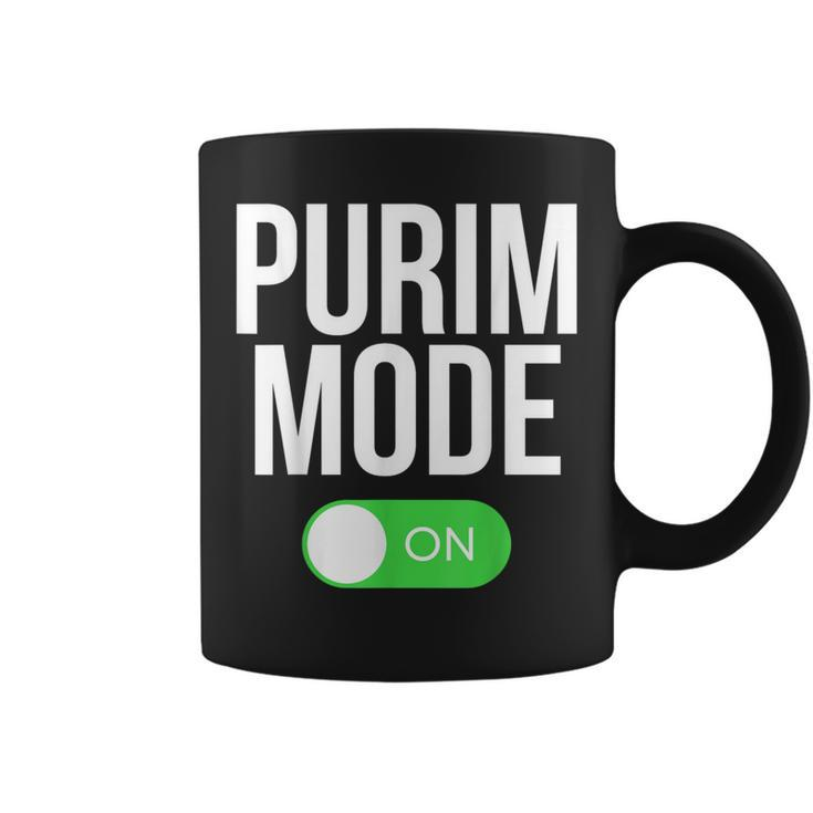 Purim Mode On Purim Festival Costume Coffee Mug