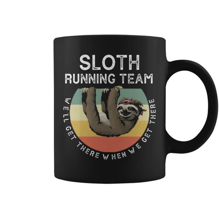 Quote's Sloth Running Team Coffee Mug