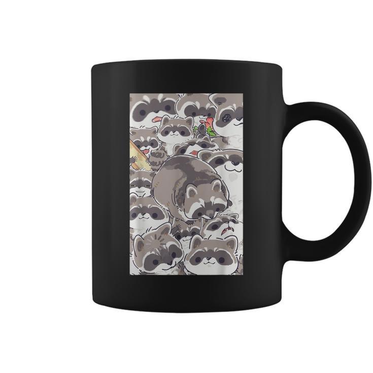 Raccoon Face Cute Pet Forest Animal Coffee Mug