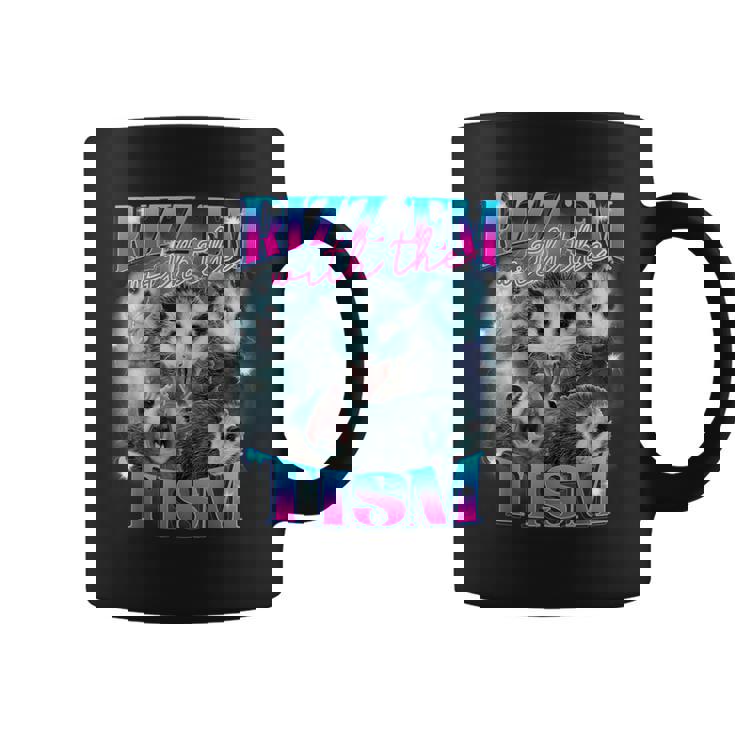 Rizz Em With The Tism Opossum Coffee Mug