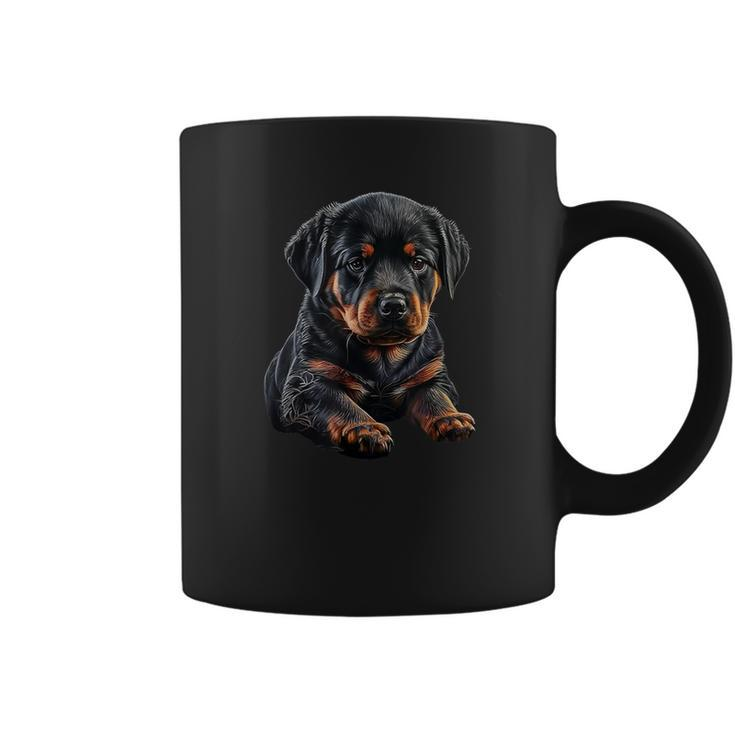 Rottweiler Cute Rottweiler Puppy Coffee Mug