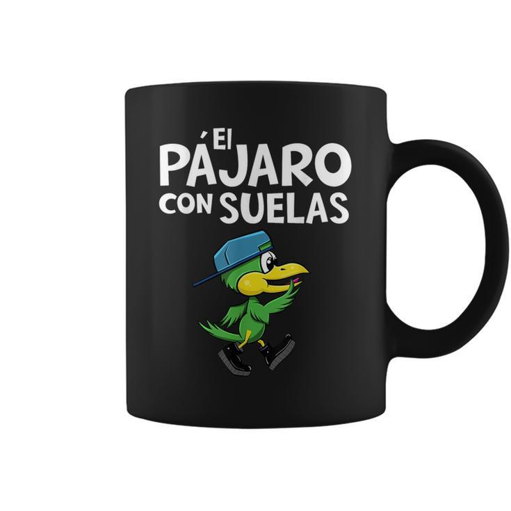 Spanish El Pajaro Con Suelas Play On Words Coffee Mug