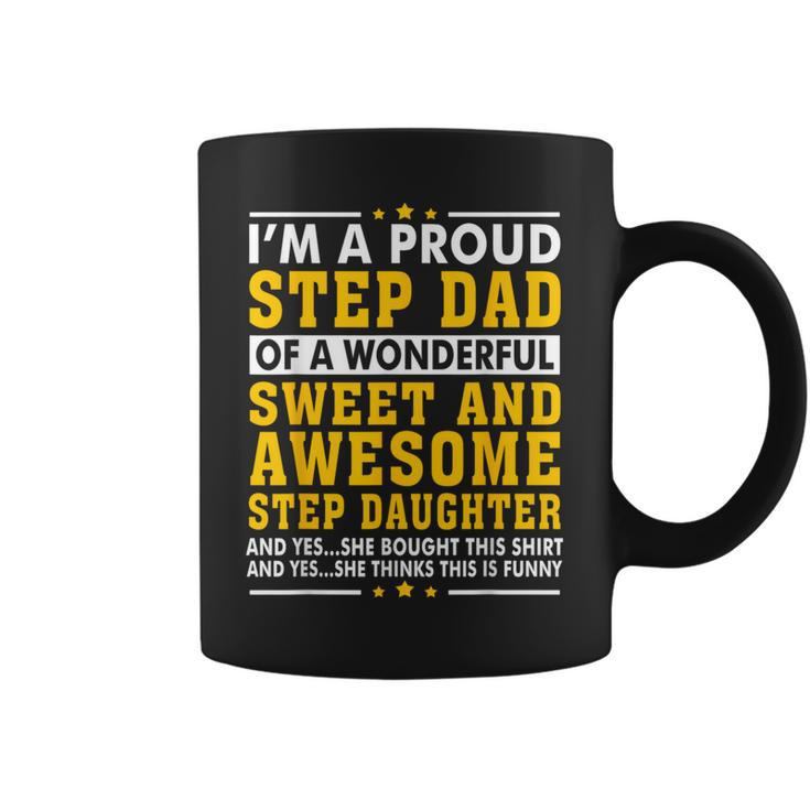 Step Dad Fathers Day Step Daughter Stepdad Coffee Mug