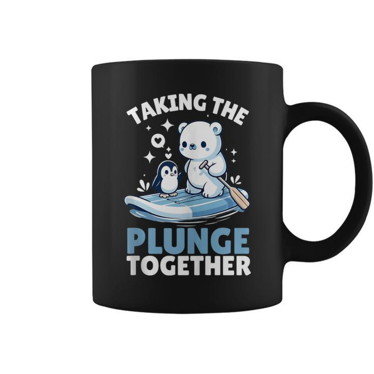 Taking The Plunge Together Polar Bear Plunge Coffee Mug