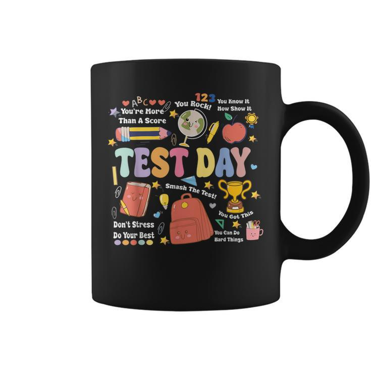 Teacher Test Day Motivational Teacher Starr Testing Coffee Mug