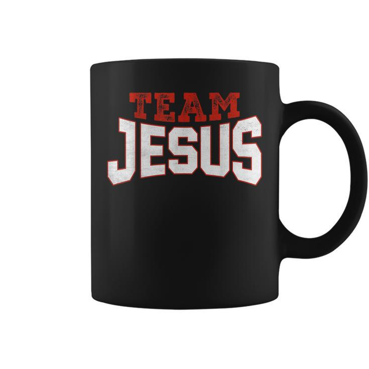 Team Jesus Christian Faith Pray God Religious Coffee Mug