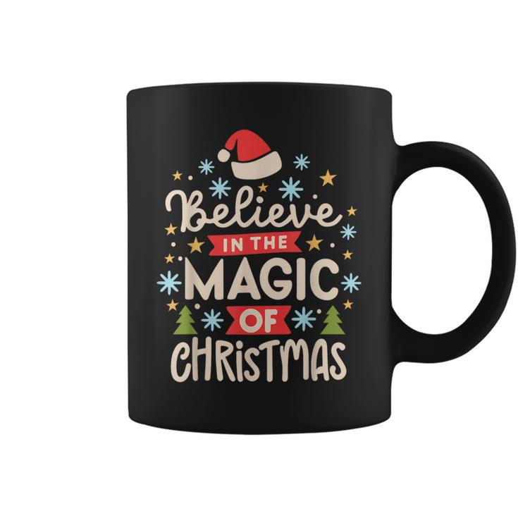 Vintage Believe In The Magic Of Christmas Coffee Mug