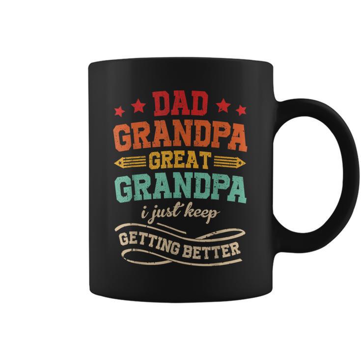 Vintage Great Grandpa For Fathers Day Dad Papa Grandpa Coffee Mug