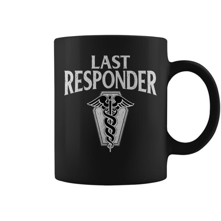 Vintage Mortician Mortuary Last Responder Coffee Mug
