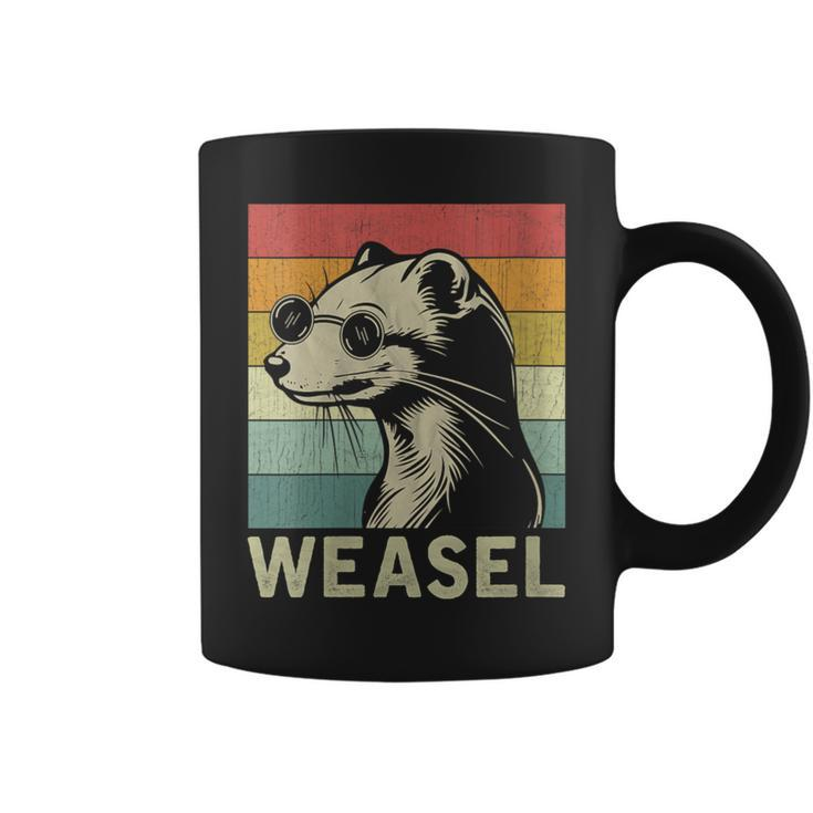 Weasel Lover Weasel Retro Coffee Mug