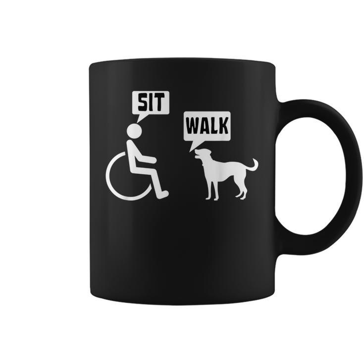 Wheelchair Humor Joke For A Disability In A Wheelchair Coffee Mug