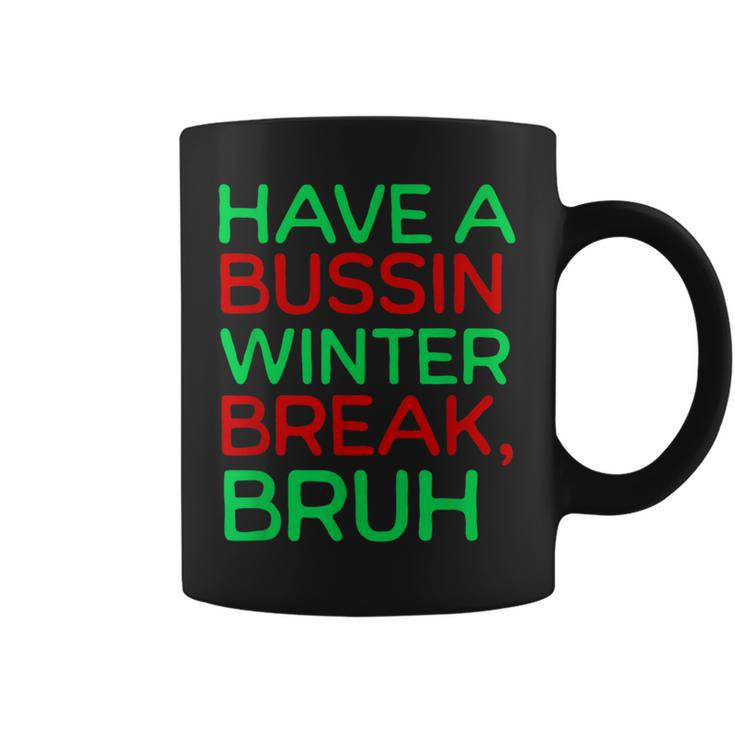 Winter Break Christmas Teacher Last Days School Xmas Coffee Mug