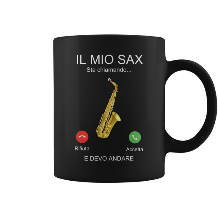 Writing Sax Italian Musicians Coffee Mug