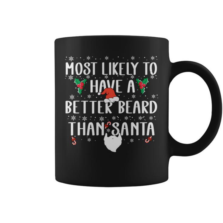 Xmas Most Likely To Have A Better Beard Than Santa Coffee Mug