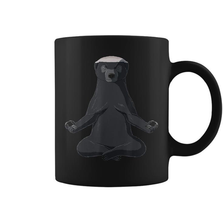 Yoga Honey Badger Coffee Mug