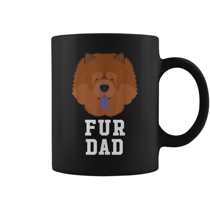 Fur Dad Chow Chow Fathers Day Dog Coffee Mug