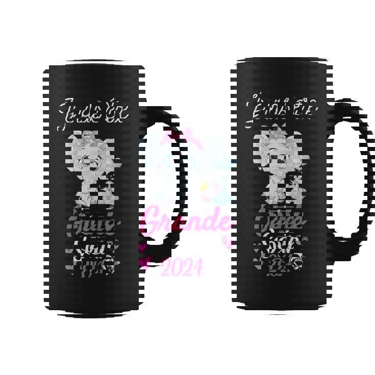 Future Grande Sœur Éléphant Je Vais Être Grande Soeur 2024 Tasse