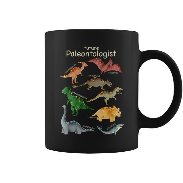 Future Paleontologist Favorite Types Of Dinosaurs Coffee Mug
