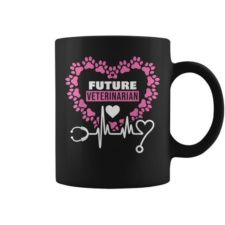 Future Veterinarian Doctor Animals Lover Veterinarians Cute Coffee Mug