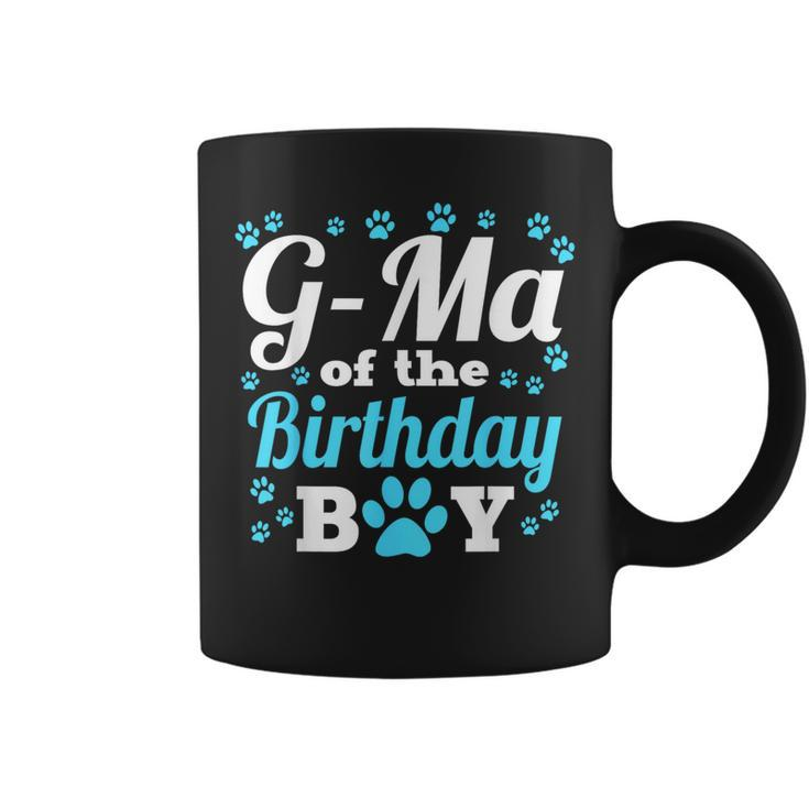 G-Ma Of The Birthday Boy Dog Paw Bday Party Celebration Coffee Mug