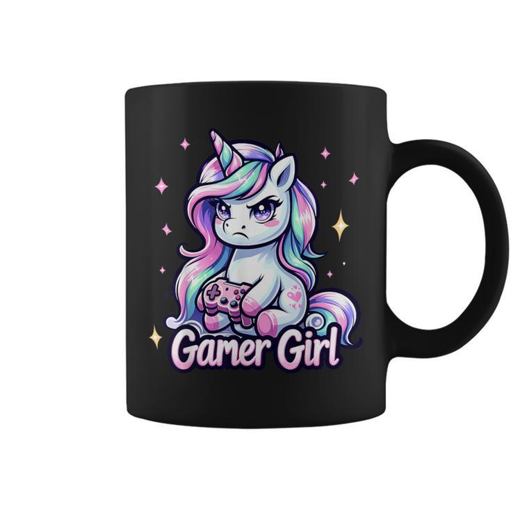 Gamer Girl Unicorn Cute Gamer Unicorn Girls Women Coffee Mug