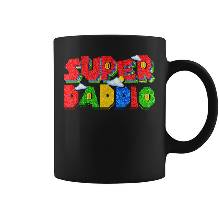 Gamer Super Dad Superhero Family Matching Game Gamer Coffee Mug