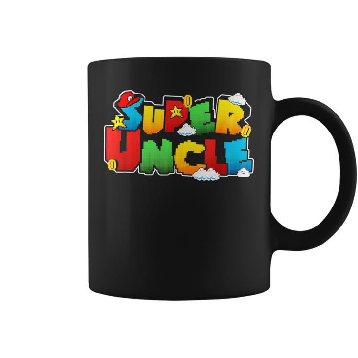 Gamer Super Uncle Family Matching Game Super Uncle Superhero Coffee Mug