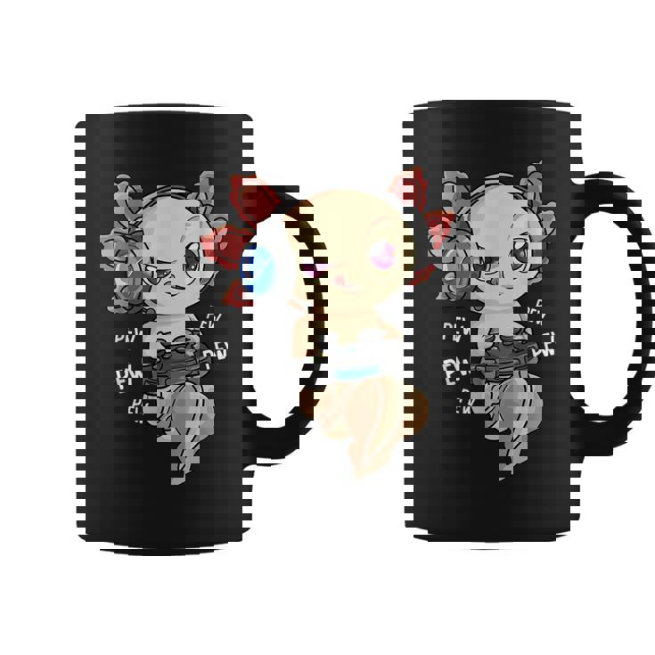 Gaming Axolotl Para Niños Y Jugadores -Ideojuego Kawaii Taza de café