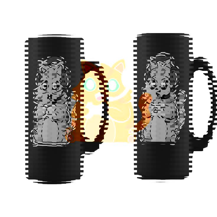 Gaming Gato Iideojuego Iideojuego I Ordenador I Pc Taza de café
