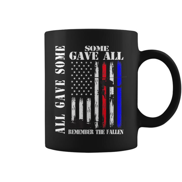 All Gave Some Some Gave All Flag Veteran Memorial Day Family Coffee Mug