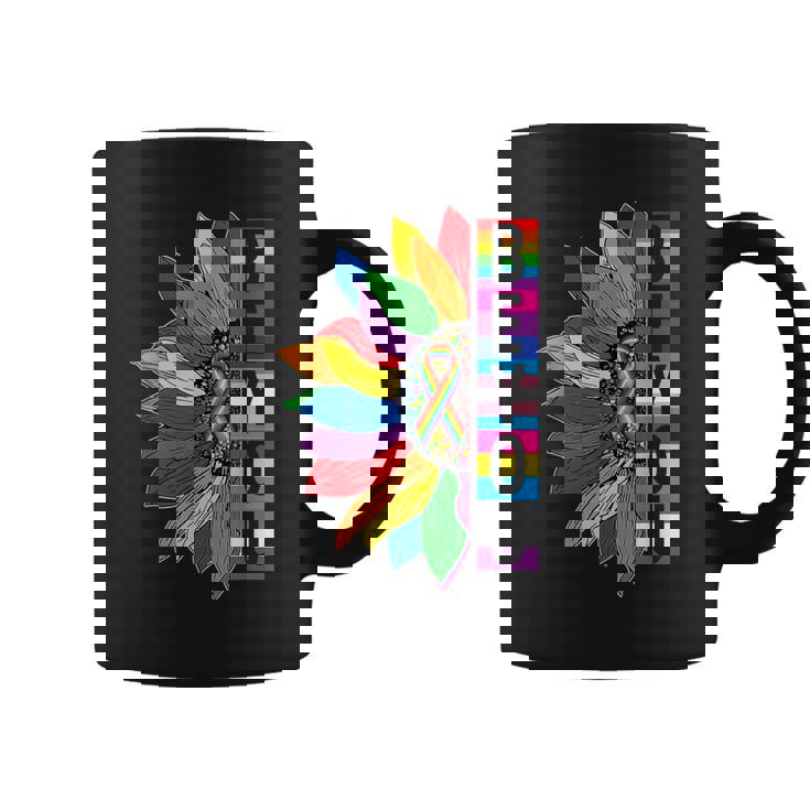 Be You Gay Pride Lgbt Ally Sunflower Lgbtq Coffee Mug