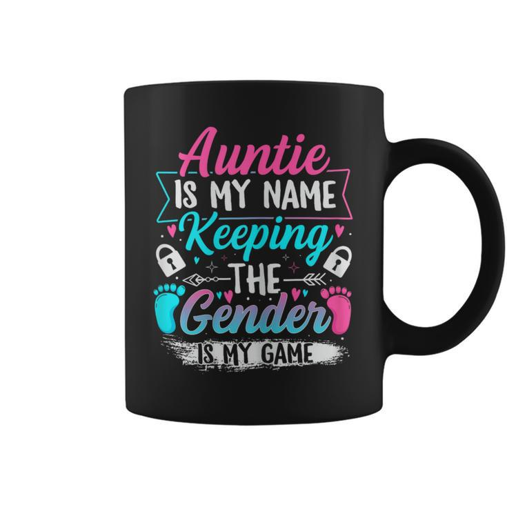Gender Reveal For A Keeper Of The Gender Aunt Coffee Mug
