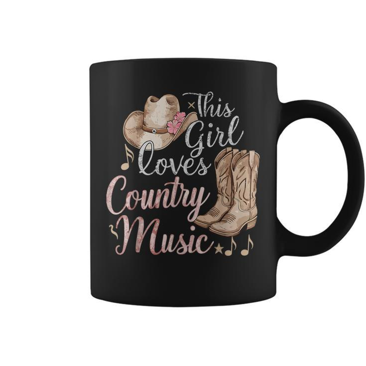 This Girl Loves Country Music Coffee Mug