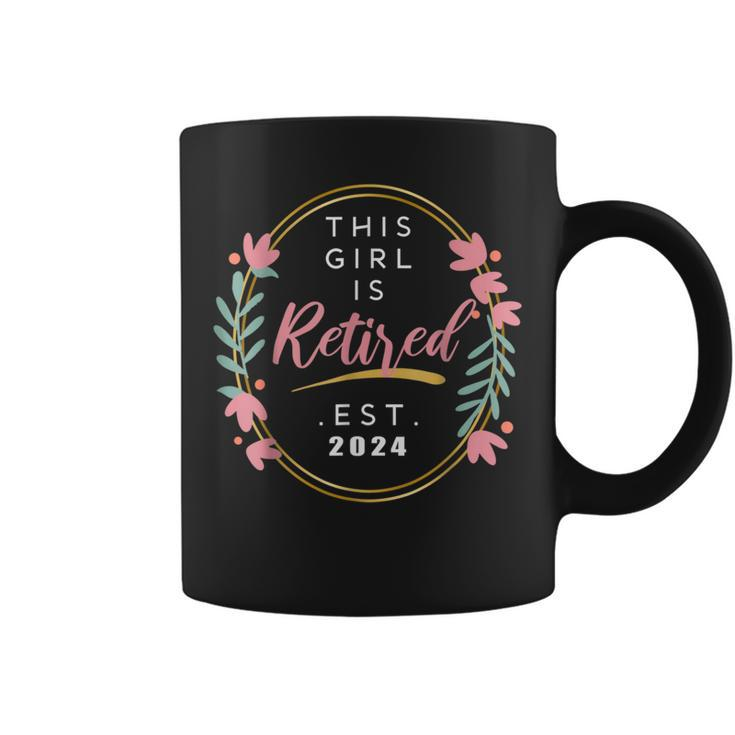 This Girl Is Retired 2024 Retirement Mom Grandma Coffee Mug