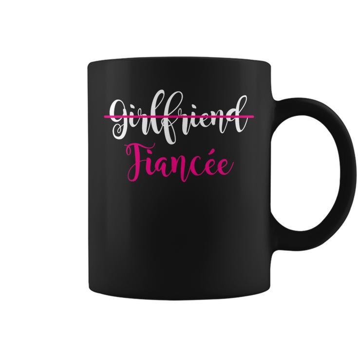 Girlfriend Fiancee Engagement Party Couple Coffee Mug