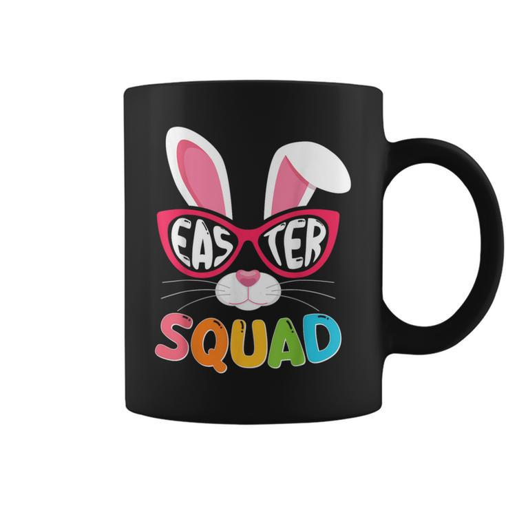 Girls Easter Squad Bunny Family Easter Day Egg Hunt Coffee Mug
