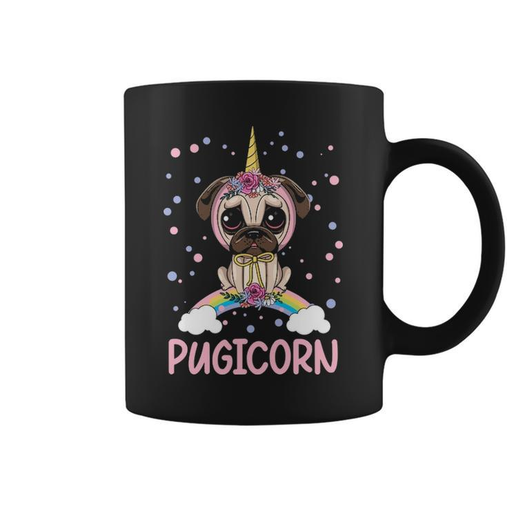 Girls Pugicorn Pug Unicorn Lover Coffee Mug