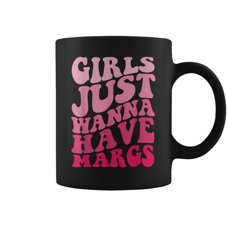 Girls Just Wanna Have Margs Retro Groovy Cinco De Mayo Coffee Mug