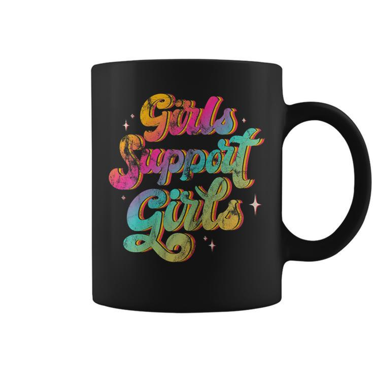 Girls Support Girls Emancipation Vintage Coffee Mug