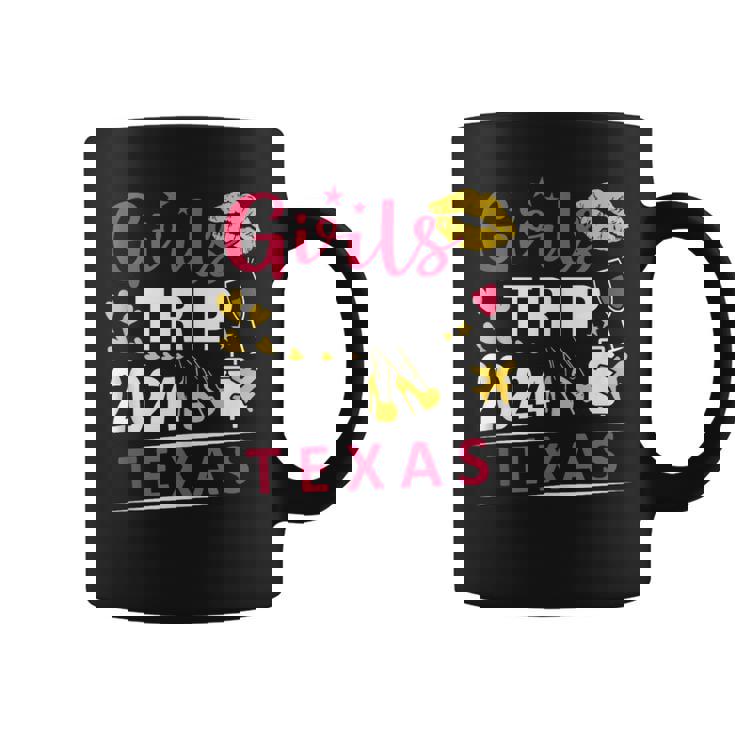 Girls Trip 2024 Texas Travel Group Matching Texas Vacay Coffee Mug