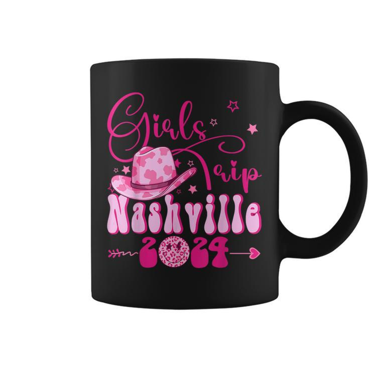 Girls Trip Nashville 2024 Girls Weekend Nashville Birthday Coffee Mug