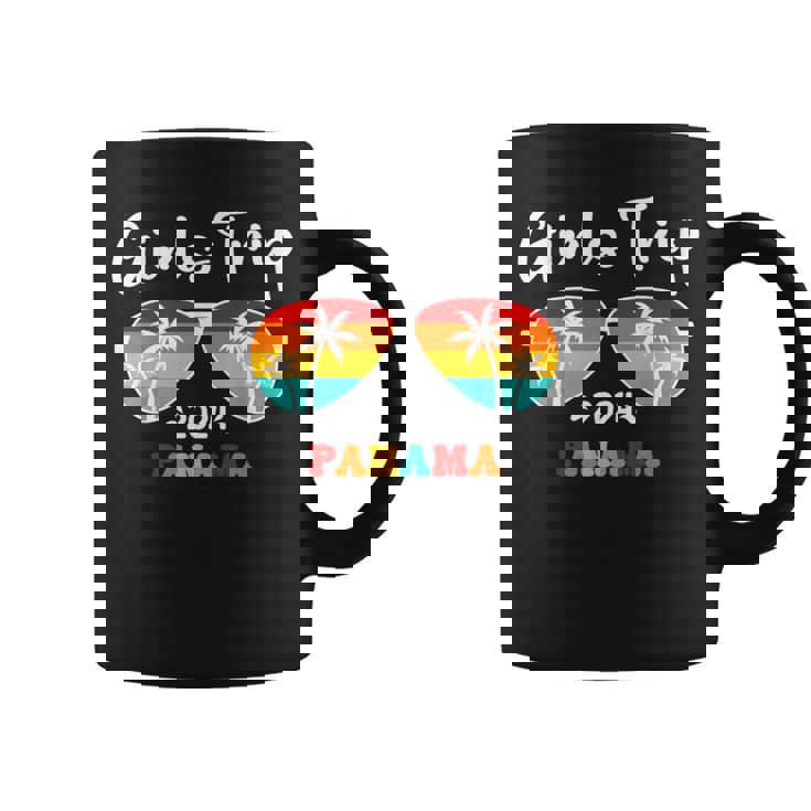 Girls Trip Panama 2024 Girls Weekend Birthday Squad Groovy Coffee Mug