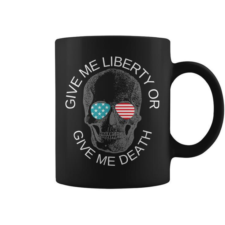 Give Me Liberty Or Give Me Death Patriotic American Virginia Coffee Mug