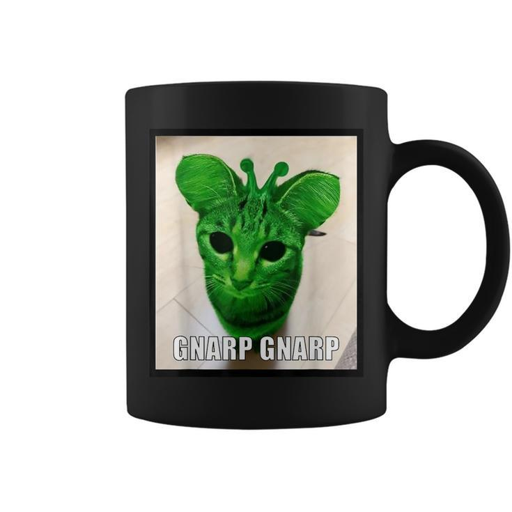 Gnarp Cat Silly Alien Cat Meme Coffee Mug
