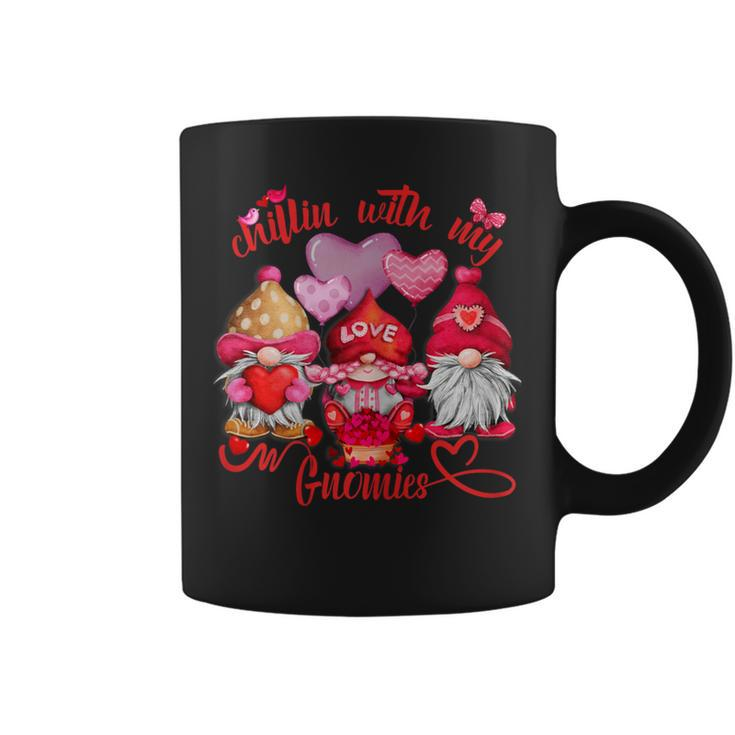 Gnomes Valentines DayGirl Cute Heart Graphic Coffee Mug