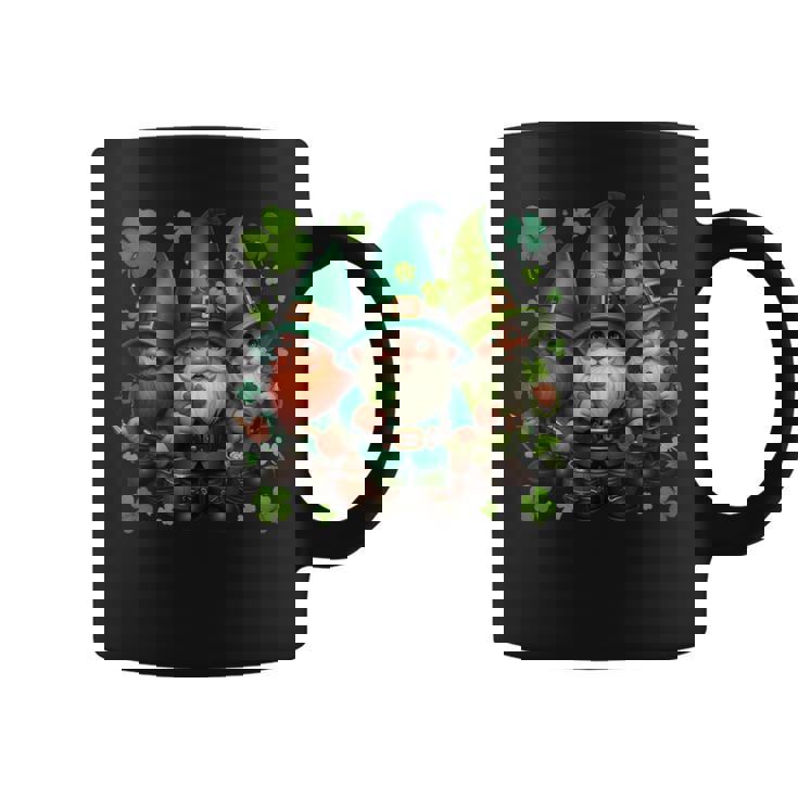 Gnomo Del Día De San Patricio Trébol Gnomo De San Patricio Taza de café