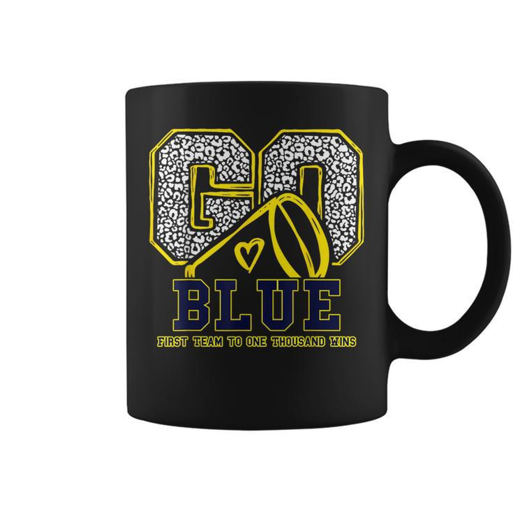 Go Blue First Team To One Thousand Wins Coffee Mug