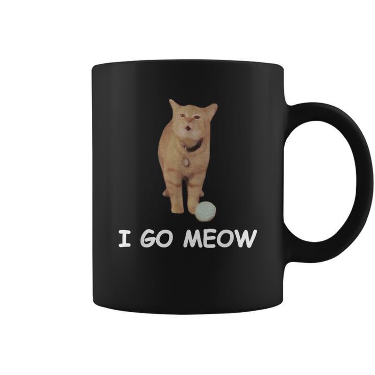 I Go Meow Lustige Singende Katze Meme Silly Cat Goes Meow Tassen